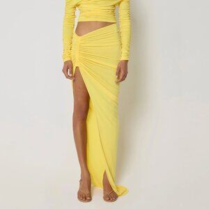 KHY RUCHED MAXI SKIRT